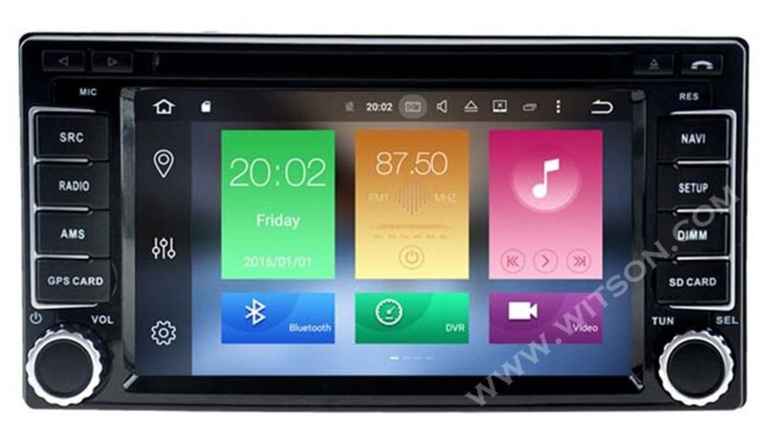 NAVIGATIE ANDROID DEDICATA SUBARU FORESTER IMPREZA XV WITSON W2-B5504 OCTA-CORE 32GB 2G RAM GPS WAZE