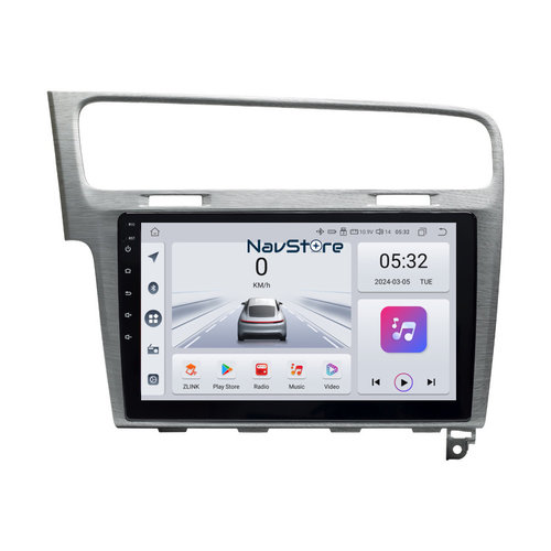 Navigatie Android Dedicata Volkswagen Golf 7 (2013-2020), 10Inch, 4Gb Ram, 64Gb Stocare, Bluetooth, ...