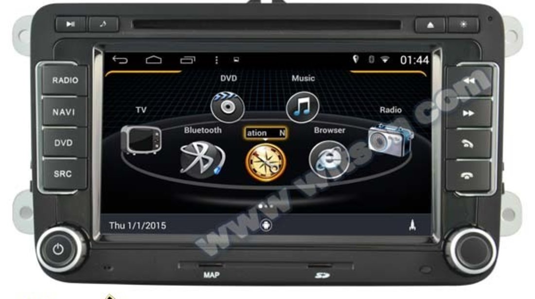 NAVIGATIE ANDROID DEDICATA VW Amarok 2010 WITSON W2-M305 PLATFORMA S160 QUADCORE 16GB 3G WIFI WAZE