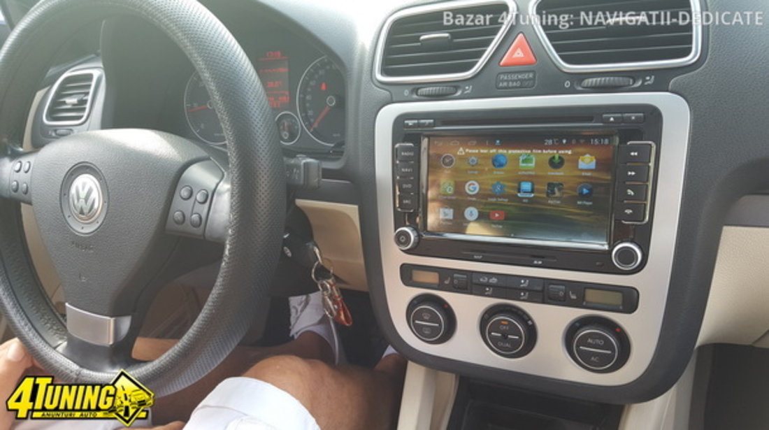 NAVIGATIE ANDROID DEDICATA VW Beetle EDOTEC EDT-M305 PLATFORMA S160 GPS 3G WIFI WAZE MIRRORLINK