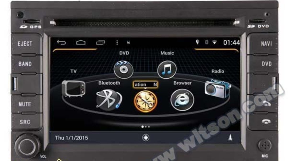 NAVIGATIE ANDROID DEDICATA VW LUPO WITSON W2-M016 MIRRORLINK WIFI WAZE