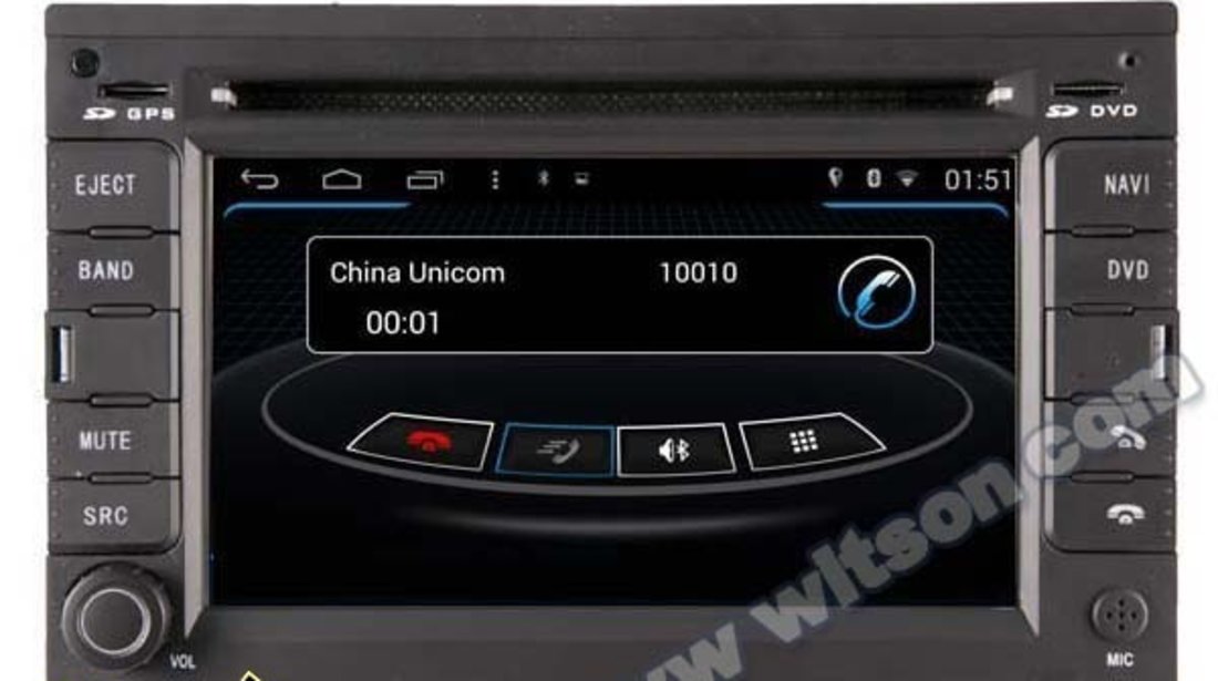 NAVIGATIE ANDROID DEDICATA VW LUPO WITSON W2-M016 MIRRORLINK WIFI WAZE