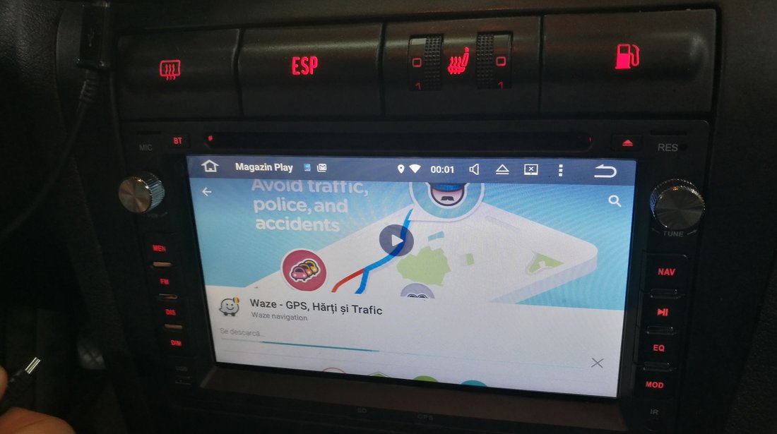 NAVIGATIE ANDROID DEDICATA VW PASSAT B5 GOLF4 WITSON W2-K7229 QUADCORE 16GB INTERNET 3G WAZE DVD GPS