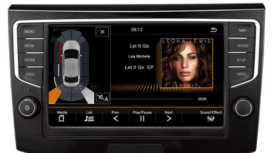 Navigatie Android Dedicata VW Passat B6 B7 CC MIB Style Slot SIM 4G WIFI GPS WAZE DSP Model MiB886