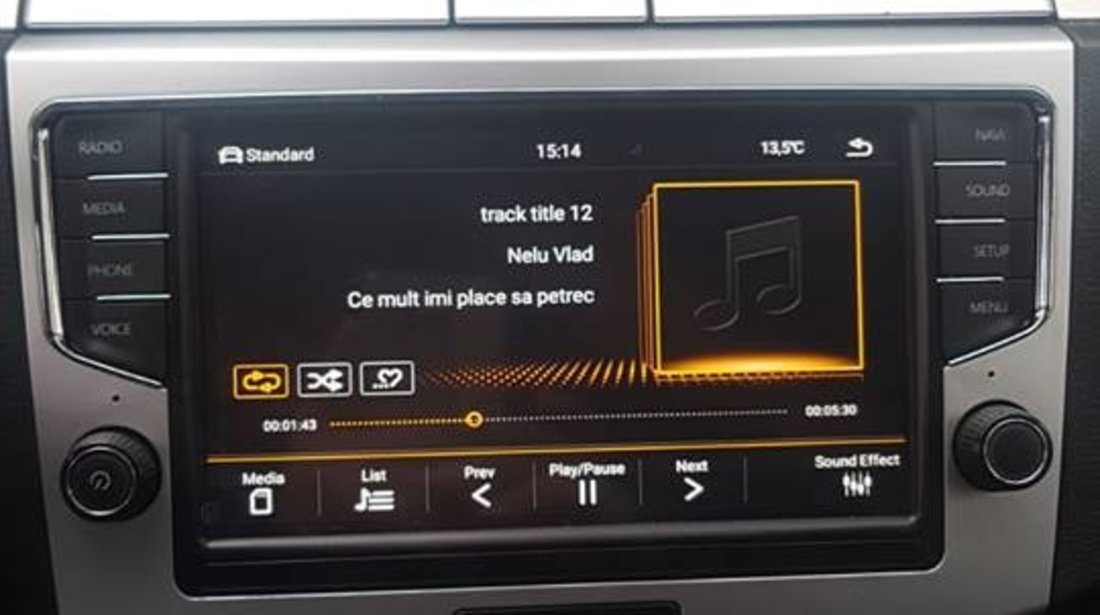 Navigatie Android Dedicata VW Passat B6 B7 CC MIB Style Slot SIM 4G WIFI GPS WAZE DSP Model MiB886