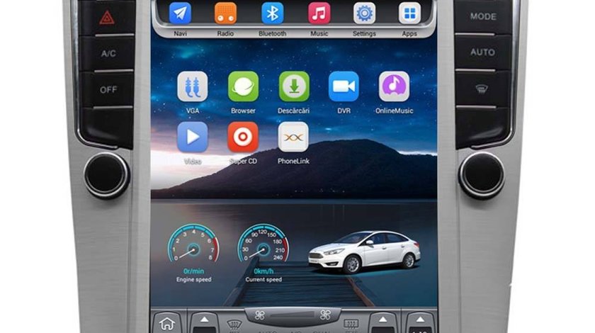 NAVIGATIE ANDROID DEDICATA VW PASSAT EDOTEC EDT-T305 ECRAN 10.4'' TESLA STYLE OCTACORE 4G WIFI 32GB