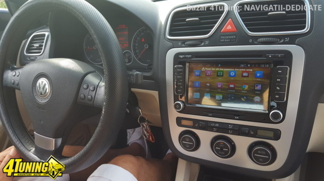 NAVIGATIE ANDROID DEDICATA VW Polo MK5 EDOTEC EDT-M305 PLATFORMA S160 GPS 3G WIFI WAZE MIRRORLINK