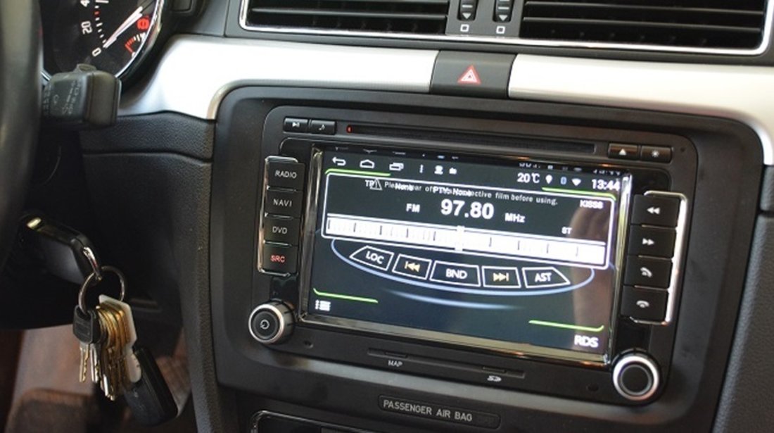 NAVIGATIE ANDROID DEDICATA VW SKODA SEAT EDOTEC EDT-M305 PLATFORMA S160 GPS 3G WIFI WAZE MIRRORLINK