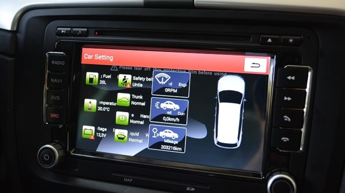 NAVIGATIE ANDROID DEDICATA VW SKODA SEAT EDOTEC EDT-M305 PLATFORMA S160 GPS 3G WIFI WAZE MIRRORLINK