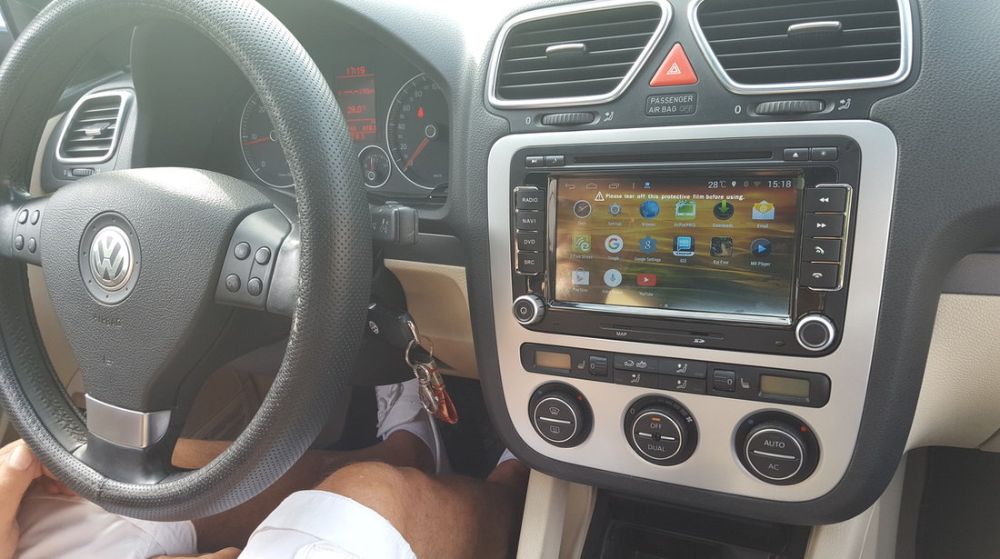 NAVIGATIE ANDROID DEDICATA VW SKODA SEAT EDOTEC EDT-M305 PLATFORMA S160 GPS 3G WIFI WAZE MIRRORLINK