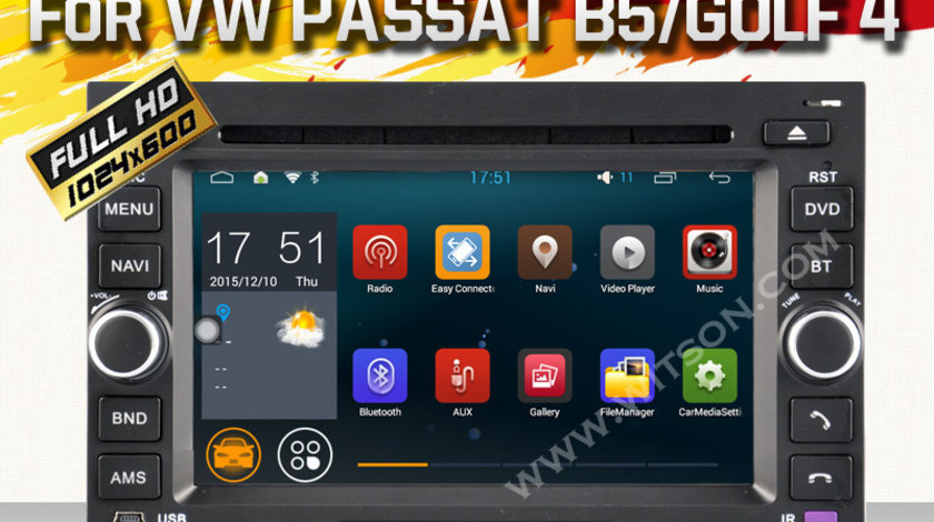 NAVIGATIE ANDROID DEDICATA VW SKODA SEAT WITSON W2-F9245V INTERNET WIFI PROCESOR CORTEX A9 1,6GHZ QU
