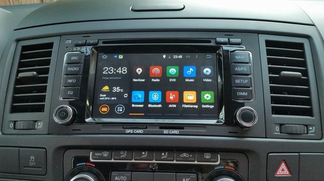 NAVIGATIE ANDROID DEDICATA VW TOUAREG MULTIVAN T5 TRANSPORTER DVD WITSON W2-A5769 INTERNET 3G WAZE