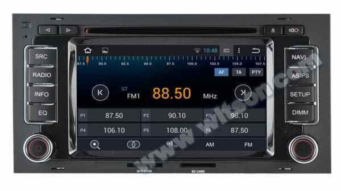 NAVIGATIE ANDROID DEDICATA VW TOUAREG MULTIVAN T5 TRANSPORTER DVD WITSON W2-A5769 INTERNET 3G WAZE