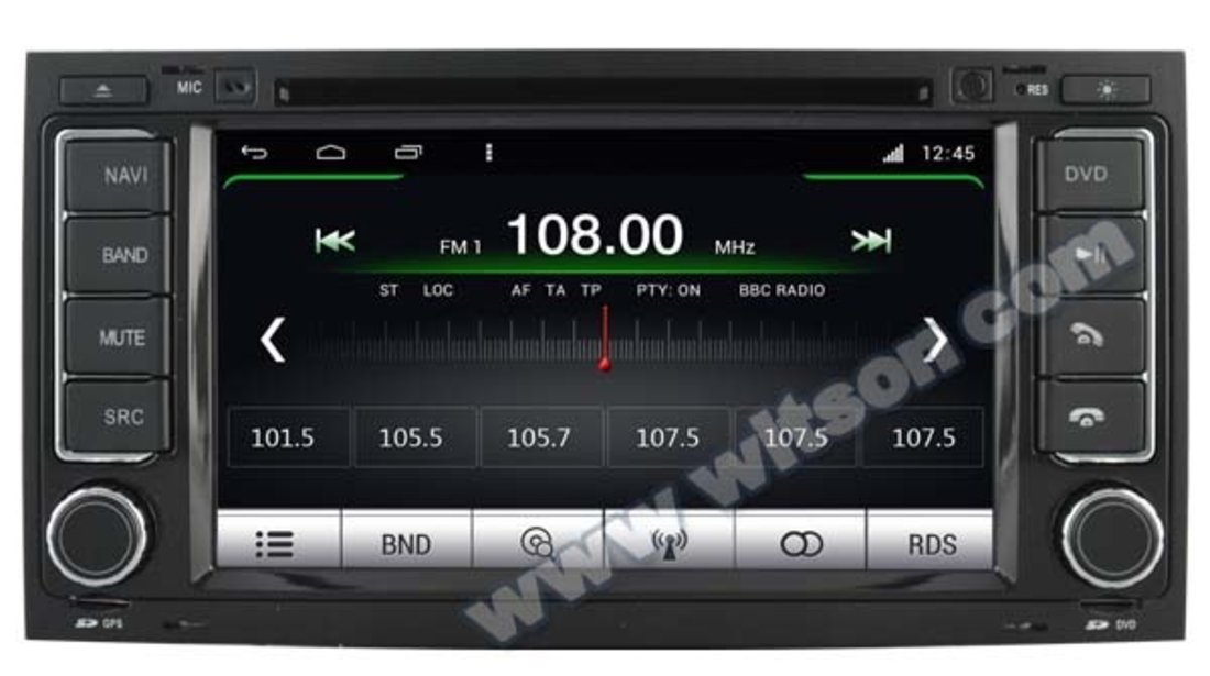 NAVIGATIE ANDROID DEDICATA VW TOUAREG MULTIVAN TRANSPORTER T5 MODEL WITSON W2-M042 S160 16GB WAZE 3G