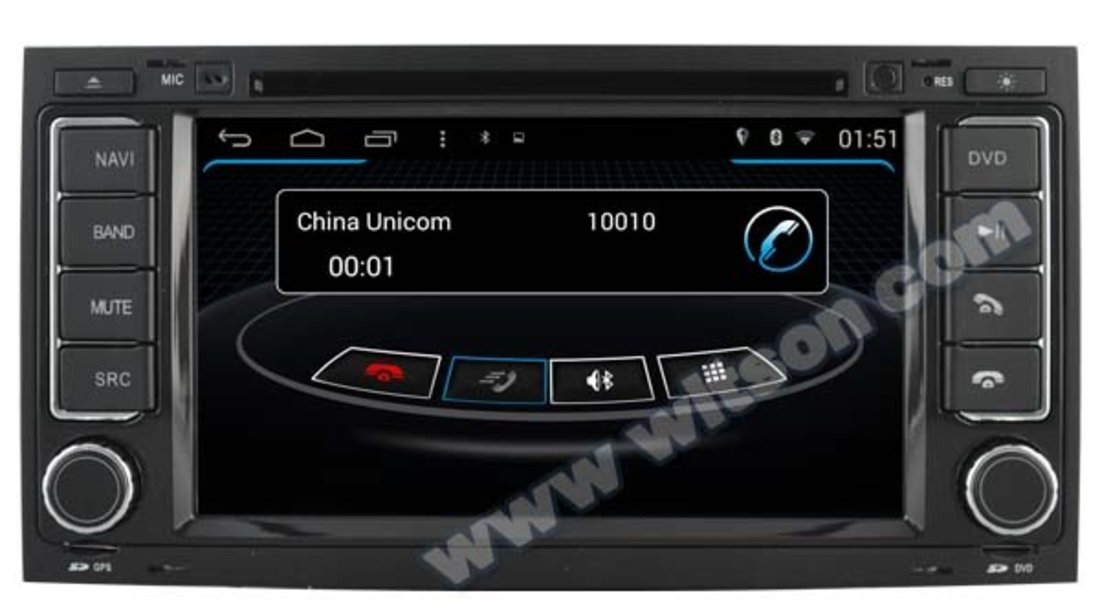 NAVIGATIE ANDROID DEDICATA VW TOUAREG MULTIVAN TRANSPORTER T5 MODEL WITSON W2-M042 S160 16GB WAZE 3G