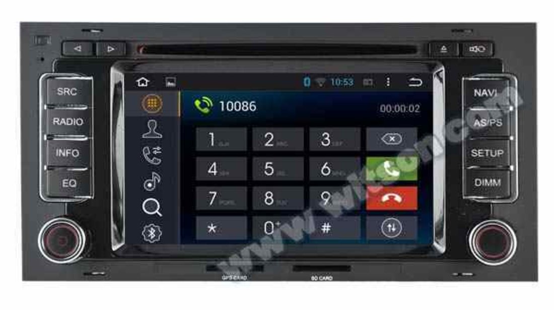 NAVIGATIE ANDROID DEDICATA VW TOUAREG MULTIVAN TRANSPORTER T5 WITSON W2-B5769 OCTA CORE 2G RAM 32GB