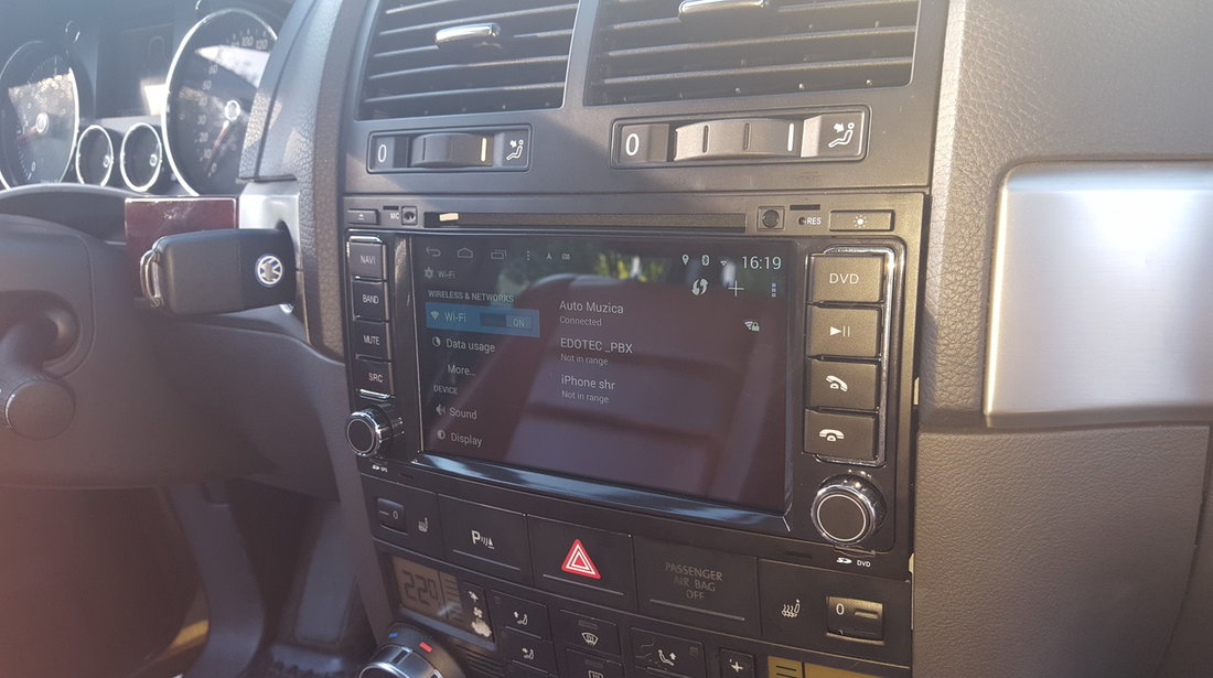 NAVIGATIE ANDROID DEDICATA VW TOUAREG MULTIVAN TRANSPORTER T5 MODEL EDOTEC EDT-M042 PLATFORMA S160