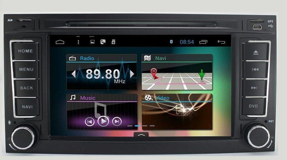 NAVIGATIE ANDROID DEDICATA VW TOUAREG MULTIVAN TRANSPORTER Edotec EDT-G042 QUAD CORE 16GB 3G WIFI