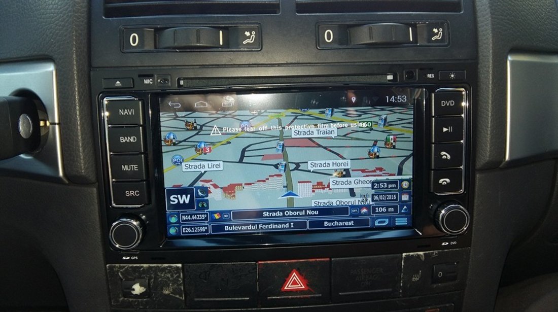 NAVIGATIE ANDROID DEDICATA VW TOUAREG MULTIVAN TRANSPORTER T5 MODEL WITSON W2-M042 S160 16GB WAZE 3G