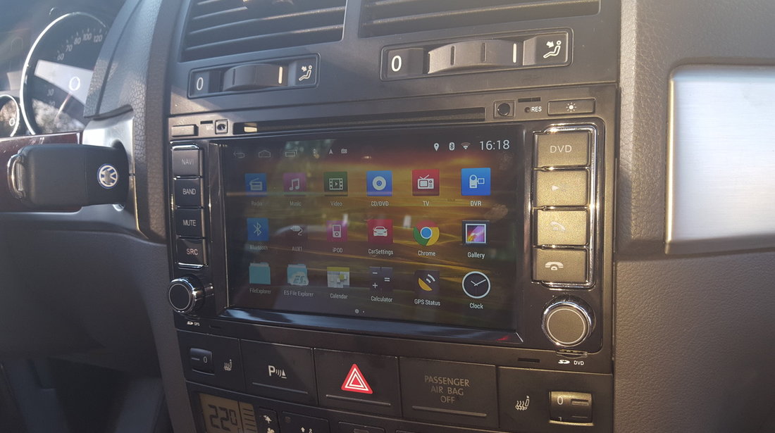 NAVIGATIE ANDROID DEDICATA VW TOUAREG MULTIVAN TRANSPORTER T5 MODEL EDOTEC EDT-M042 PLATFORMA S160