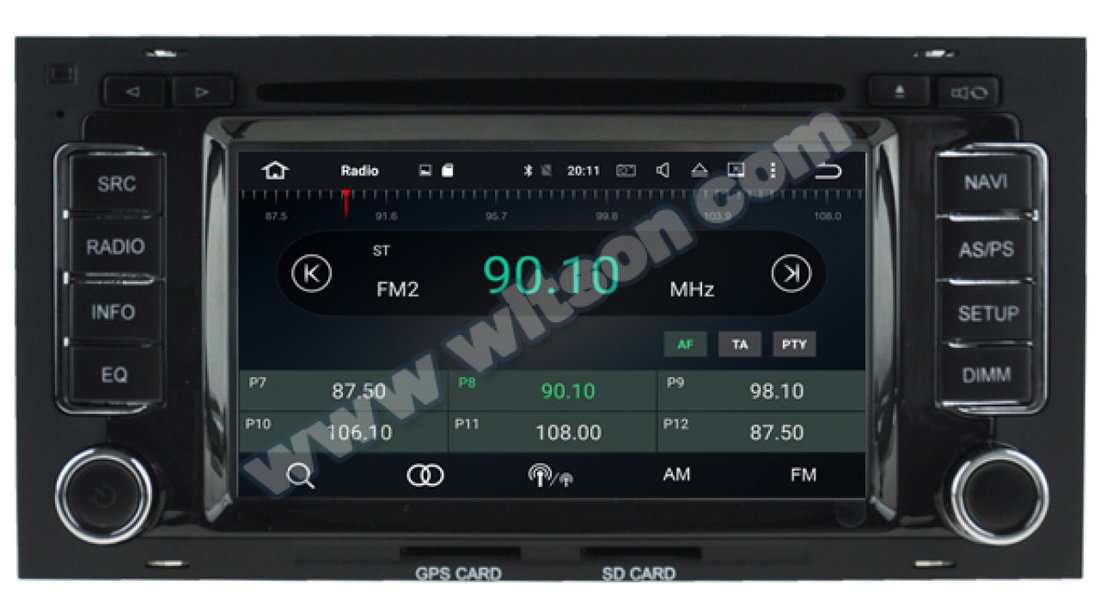 NAVIGATIE ANDROID DEDICATA VW TOUAREG MULTIVAN TRANSPORTER T5 WITSON W2-B5769 OCTA CORE 2G RAM WAZE