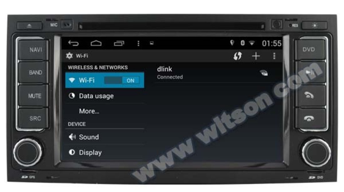 NAVIGATIE ANDROID DEDICATA VW TOUAREG MULTIVAN TRANSPORTER T5 MODEL WITSON W2-M042 S160 16GB WAZE 3G