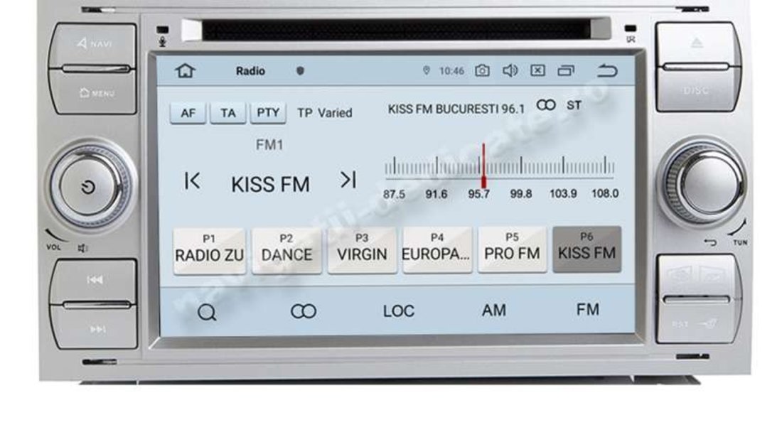 Navigatie Android Ford FOCUS 2 Kuga Fiesta Fusion Transit C-Max S-max OCTA CORE 4GB RAM NAVD-P9488