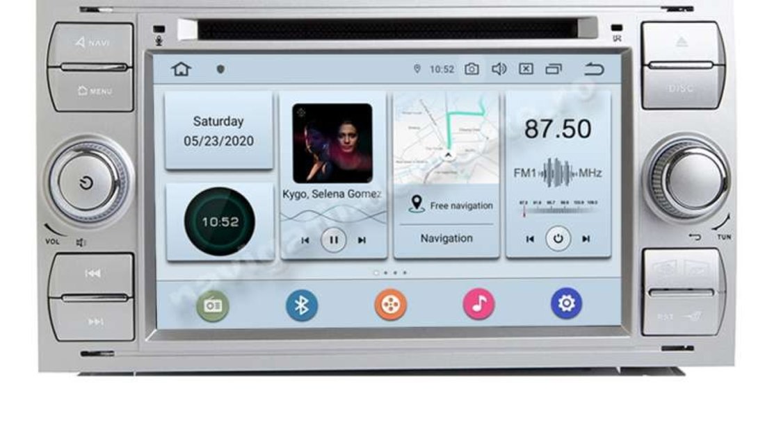 Navigatie Android Ford FOCUS 2 Kuga Fiesta Fusion Transit C-Max S-max OCTA CORE 4GB RAM NAVD-P9488