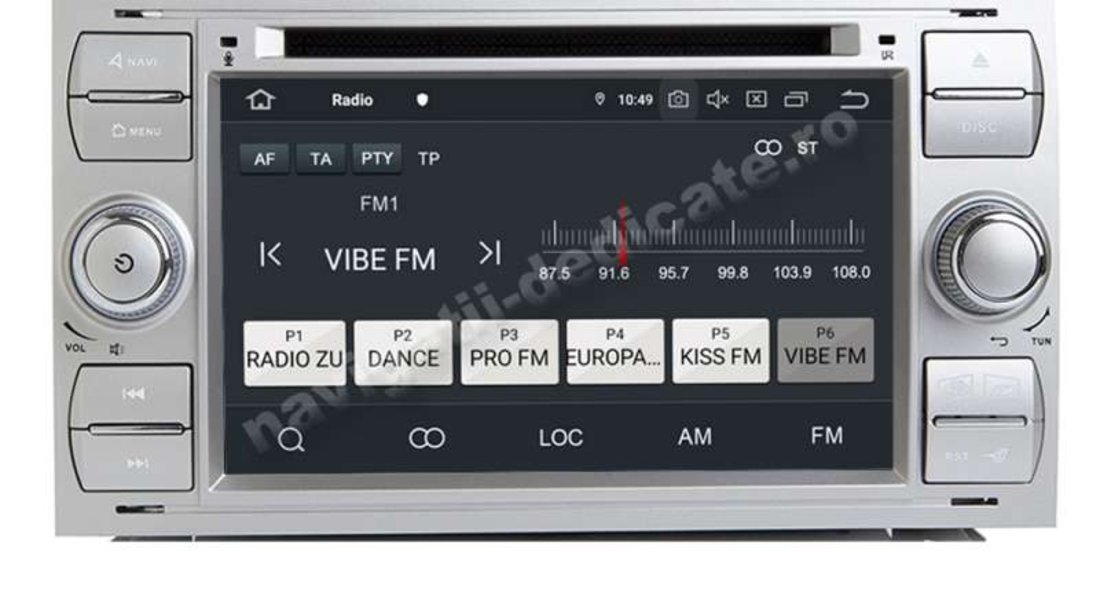 Navigatie Android Ford FOCUS 2 Kuga Fiesta Fusion Transit C-Max S-max OCTA CORE 4GB RAM NAVD-P9488