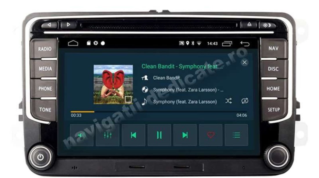 Navigatie Android Golf 5 6 Passat B6 B7 CC Jetta Tiguan Touran Eos Amarok Polo Sharan Navd-MT3700