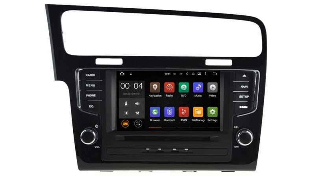 Navigatie Android GOLF 7 DVD GPS Auto CARKIT NAVD-A5521