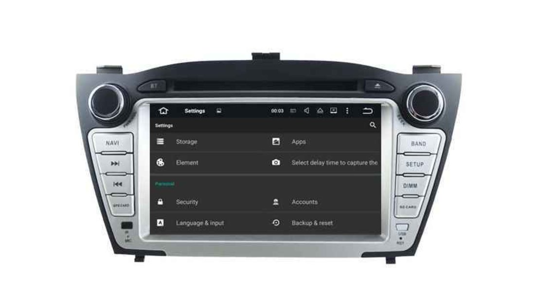 Navigatie Android Hyundai IX35 NAVD-A547