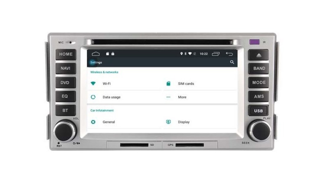 Navigatie Android HYUNDAI SANTA FE QUAD CORE INTERNET ECRAN CAPACITIV CARKIT NAVD-A008