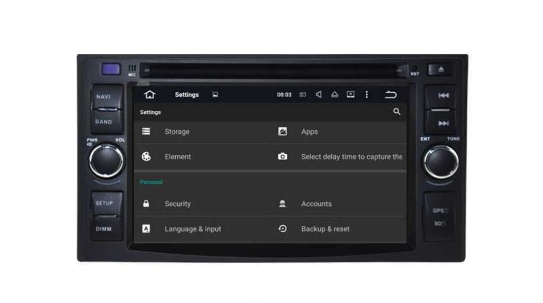 Navigatie ANDROID Kia Sorento Sportage Cerato Magentis Rio CARKIT INTERNET NAVD-A023