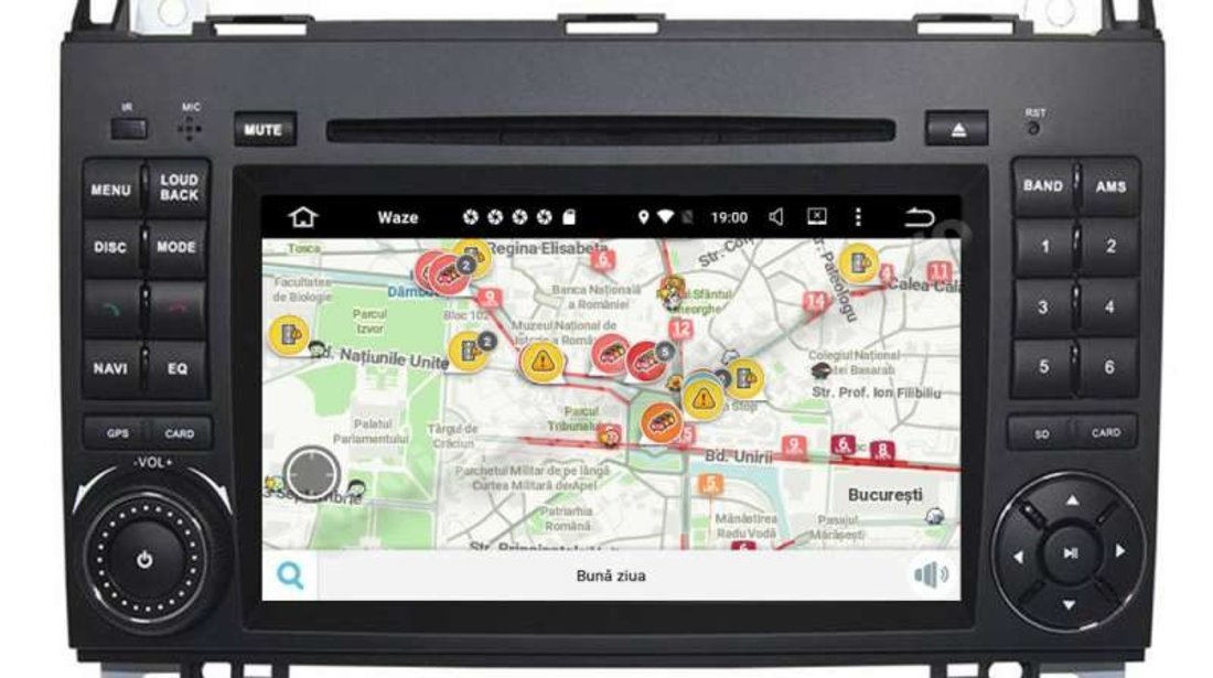 Navigatie Android Mercedes A B Class Vito Viano Sprinter Internet USB Waze NAVD-MT068