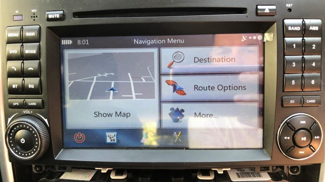 Navigatie ANDROID Mercedes A Class W169 2004