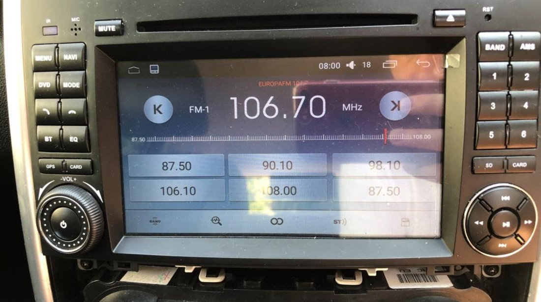 Navigatie ANDROID Mercedes B170 W245 2005-2008