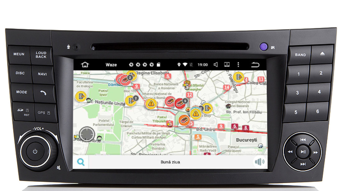 Navigatie Android Mercedes BENZ E CLASS / Clasa E W211 QUAD CORE INTERNET MIRRORLINK NAVD-P090