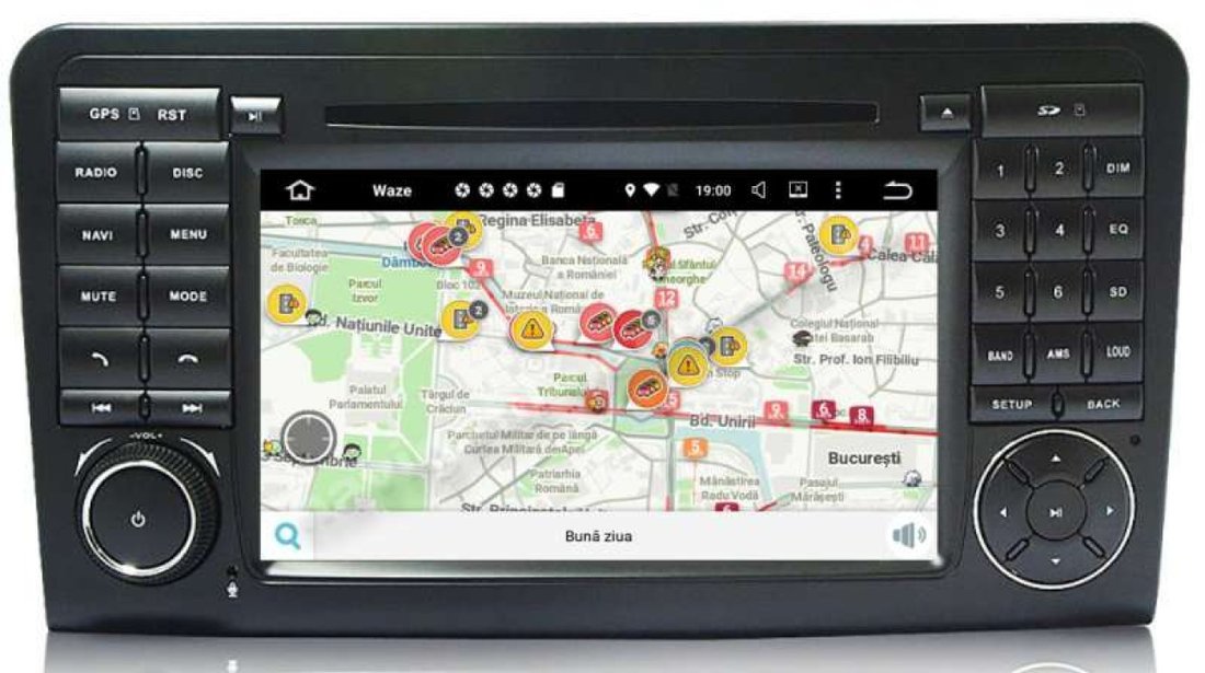 Navigatie Android Mercedes Benz Ml W164 Class GL X164 INTERNET MIRRORLINK NAVD-MT219