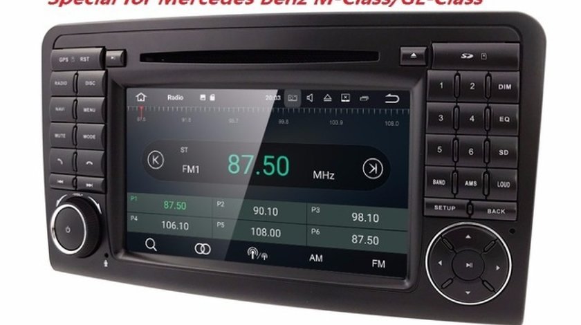 Navigatie Android Mercedes Ml W164 Class OCTA CORE INTERNET MIRRORLINK NAVD-A219