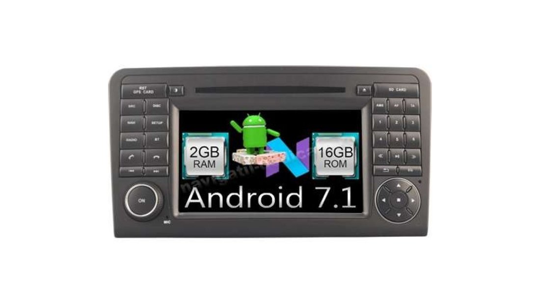 Navigatie Android Mercedes Ml W164 Class QUAD CORE INTERNET MIRRORLINK NAVD-A219