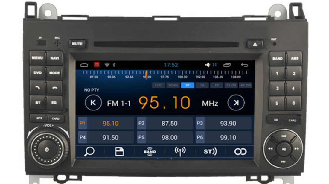 Navigatie Android Mercedes VITO Quad Core Ecran Capacitiv Carkit Internet NAVD-A068