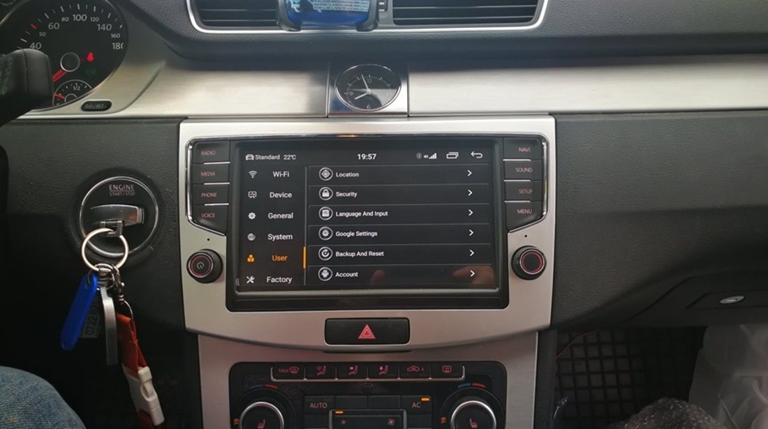 Navigatie Android MiB886 dedicata Volkswagen Passat B6 B7 CC look si meniuri 100% OEM