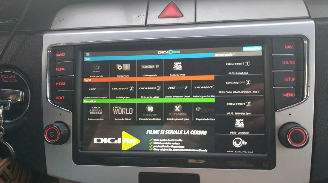 Navigatie Android MiB886 dedicata Volkswagen Passat B6 B7 CC look si meniuri 100% OEM