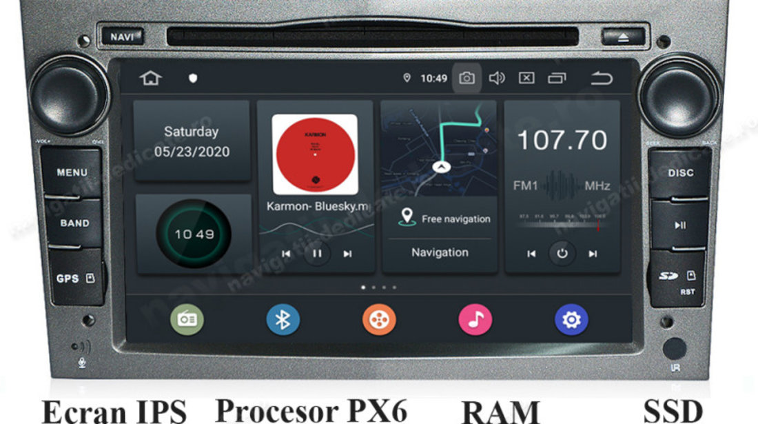 Navigatie Android Opel ASTRA H Vectra C D Corsa Zafira Meriva Antara Octa Core 4GB RAM NAVD-P019