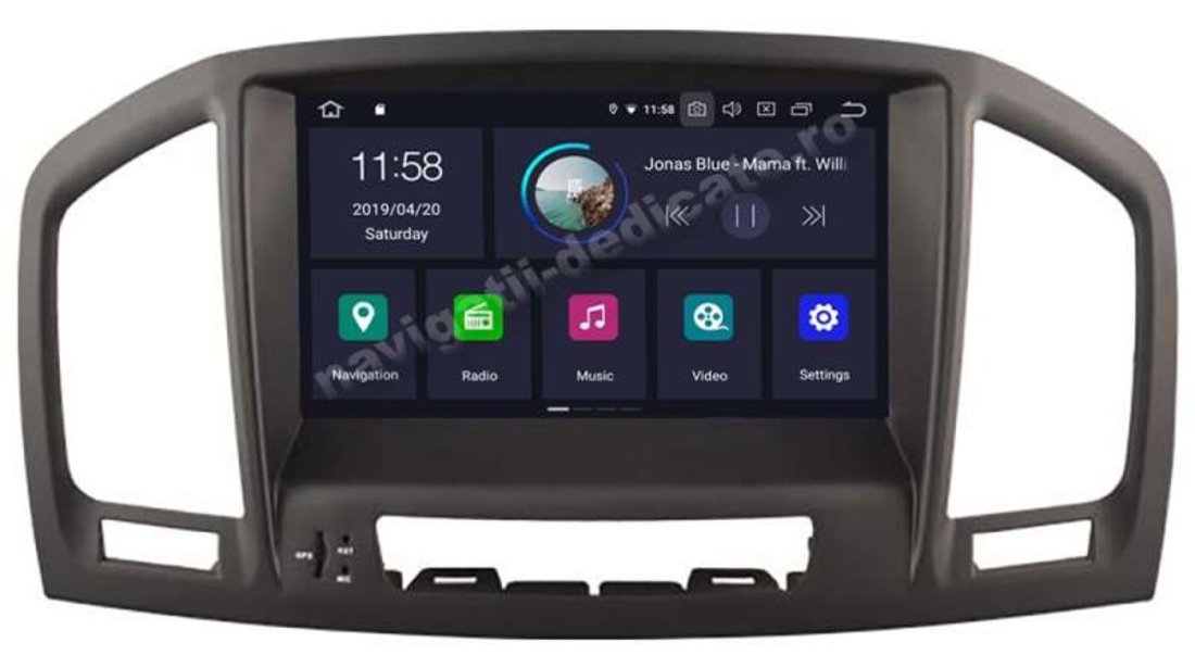 Navigatie Android Opel INSIGNIA DVD GPS CARKIT Bluetooth USB WAZE NAVD-A573