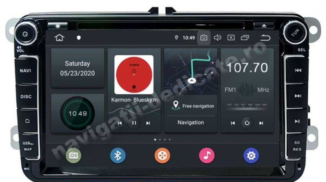 Navigatie Android Seat Leon Altea Alhambra Toledo Carkit USB NAVD-P9240