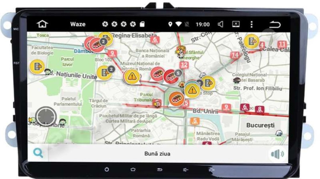 Navigatie Android Seat Leon Altea Toledo Alhambra Ecran IPS 9 inch Internet NAVD-MT9800