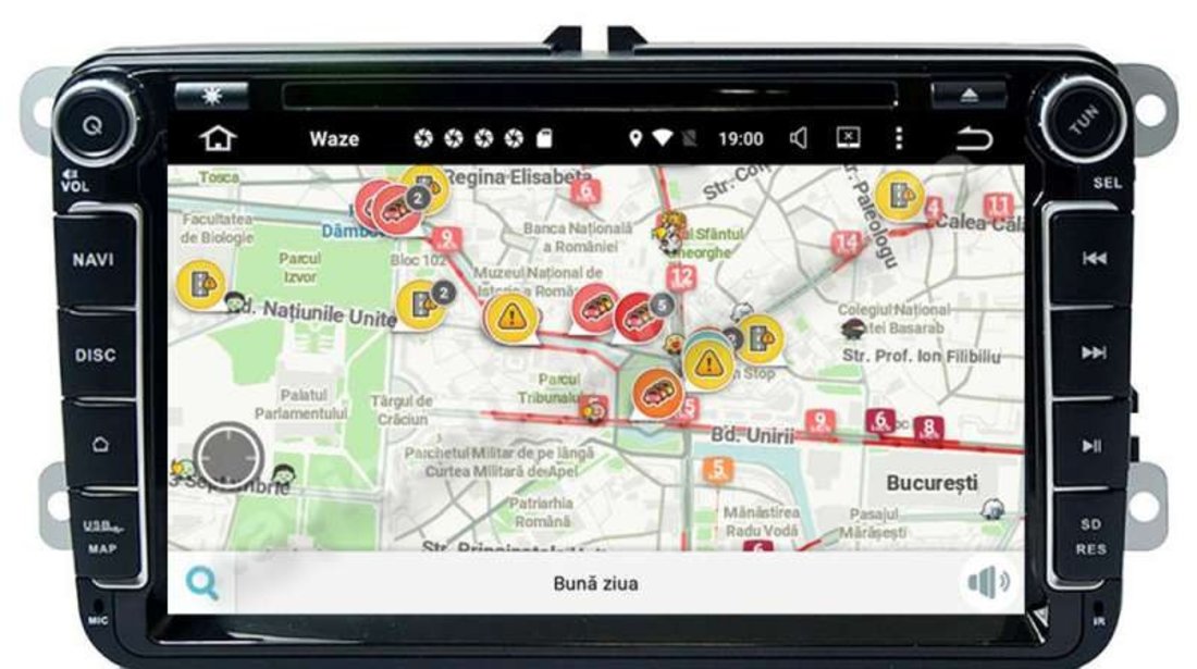 Navigatie Android SKODA OCTAVIA 2 Superb 2 Rapid Fabia Roomster Yeti Carkit NAVD-P9240