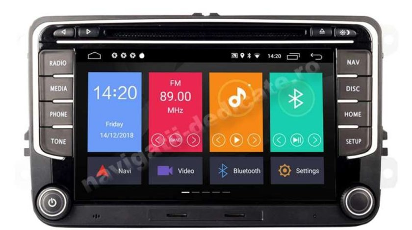 Navigatie Android SKODA OCTAVIA 2 Superb 2 Rapid Fabia Roomster Yeti Carkit NAVD-MT3700